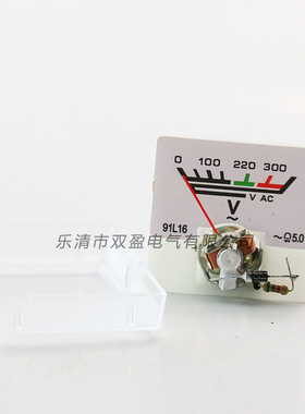 热卖交流电压电流表91L16 交流AC300V 直流DC20V 40X40mm小表头