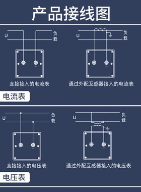 44L1-A交流电流表 50/5A 100/5电流电压表44L1450V 150/5 200/5