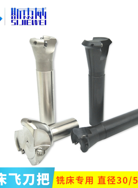 炮塔铣床R5铣刀把C20圆刀把1003白色加硬铣刀杆EMRC20-5R30-110