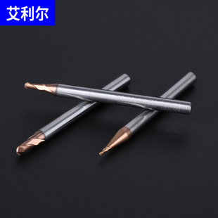 55度小数点球头铣刀2刃钨钢球刀耐磨球头数控合金铣刀圆头球形