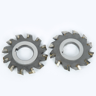 镶合金钨钢双角铣刀V型槽盘刀 模数花键合金锯片 可定梯形刀具