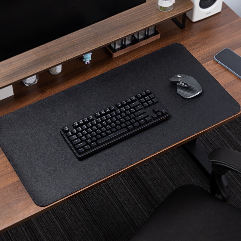 超大皮革鼠标垫高级感桌搭电脑桌垫键盘垫学习写字垫办公桌桌面垫