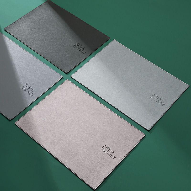 17ZZTY北欧高级感餐桌垫加厚皮革西餐垫防水防油隔热垫耐高温杯垫