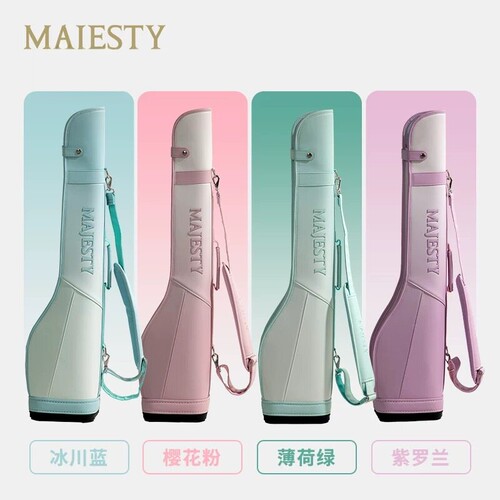 MAJESTY玛嘉斯帝高尔夫枪包牛仔蓝轻便男女士球包便携golf球杆袋
