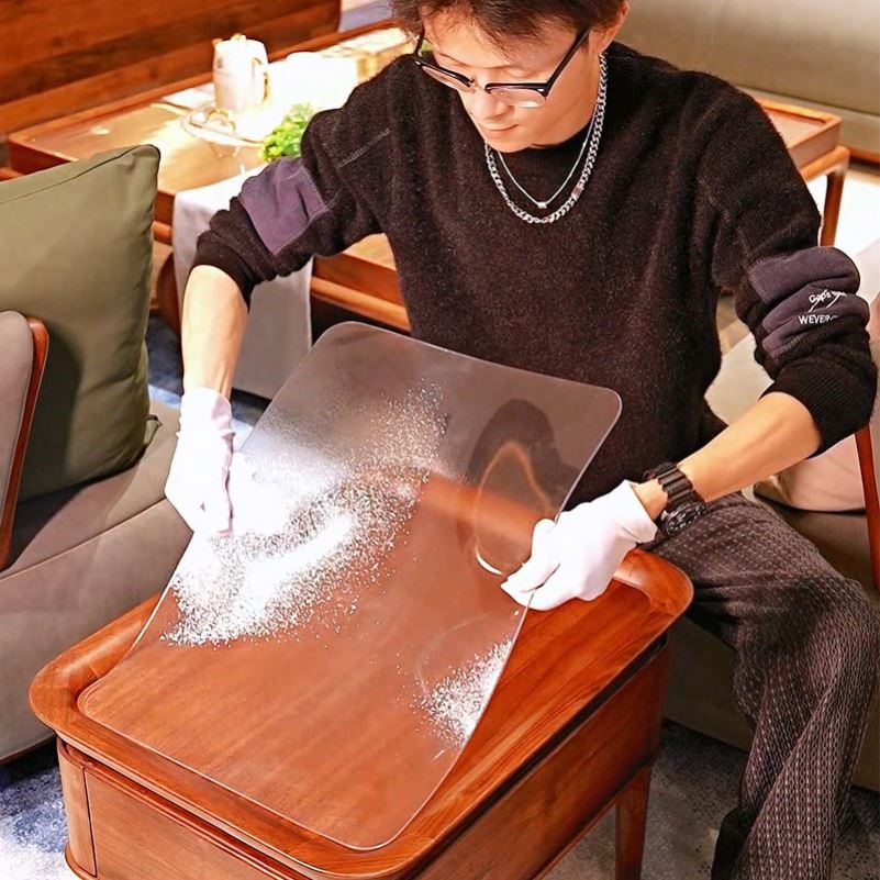 免洗防油防水防烫透明桌垫软玻璃pvc桌布茶几桌子桌面保护餐桌垫
