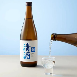 节日送礼酒花田巷子清酒国产清酒11°纯米酒720ml清型纯米酒
