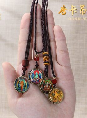 文殊菩萨吊坠吊坠绿度母男女