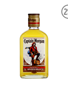 摩根船长金朗姆酒Captain Morgan 洋酒鸡尾酒烘焙摩根金200ml