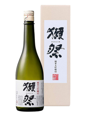獭祭纯米大吟酿 日本进口山田锦清酒 45 四割五分 720ml 新日期