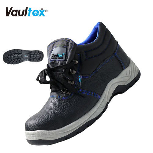 VAULTEX防滑防砸防刺穿轻便防静电带钢板钢头可定 制劳保鞋