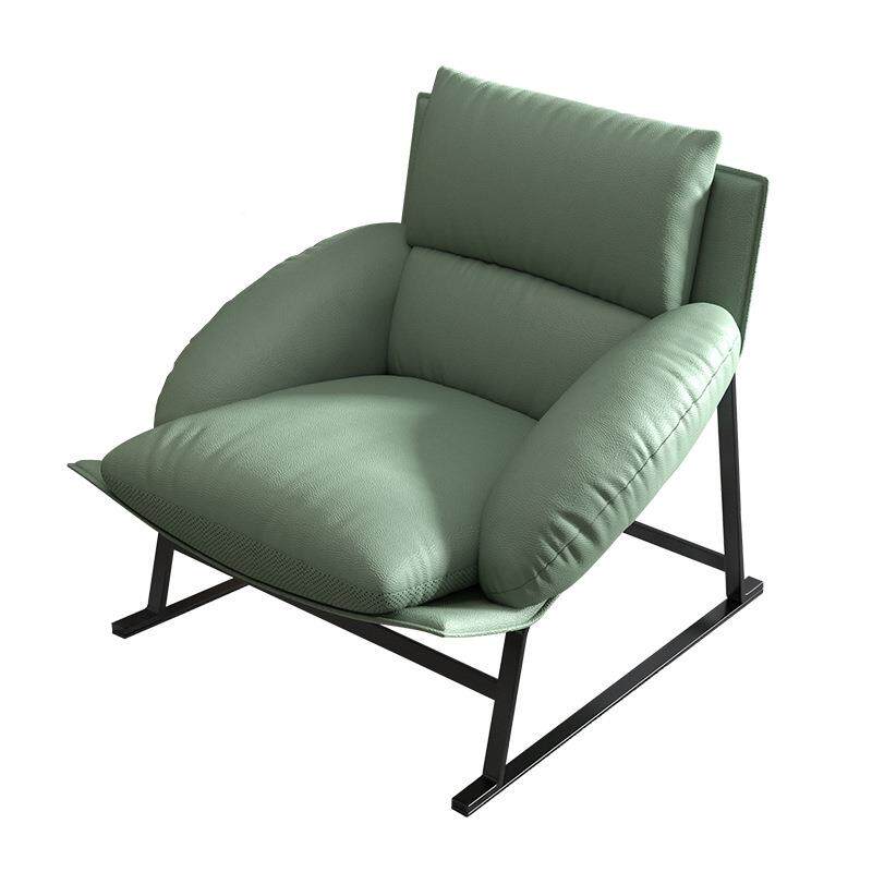 现代简懒人沙发客厅北椅欧单人沙发椅轻约卧室休奢闲意式阳台MS36