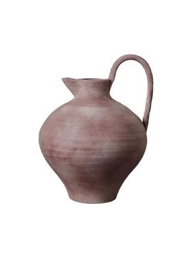 寂侘风简HYY约出口陶花瓶家居瓷手民宿样板间陶罐工花器装饰摆件