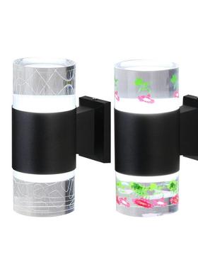 现代简约ED壁灯2JT-005*5花纹双头照W明过道灯户外防水防潮L壁灯