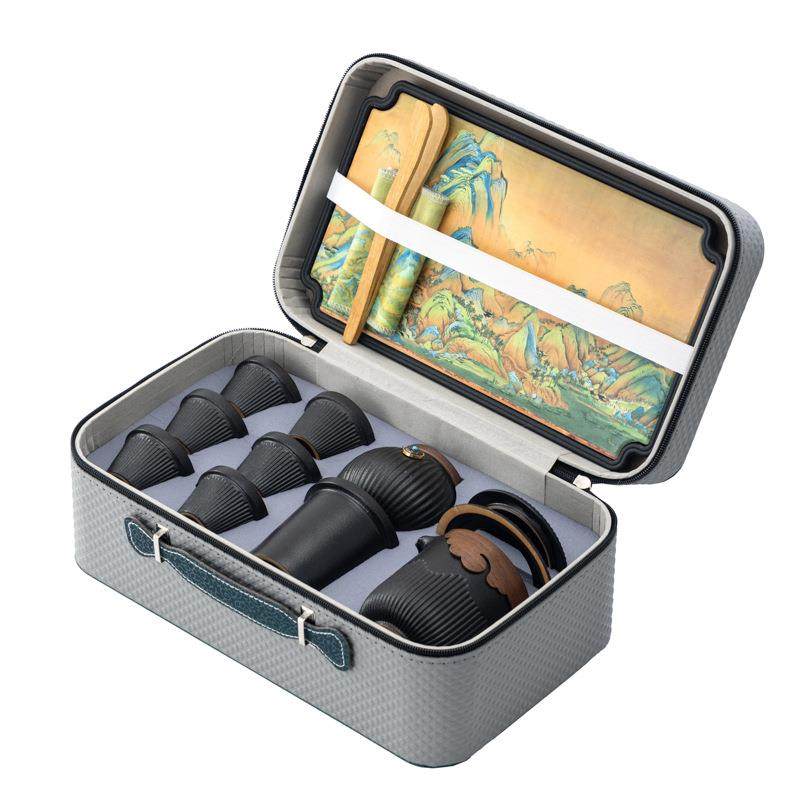 创宫廷风故宫陶便携式旅行茶具套装干泡茶盘宫廷风故商务瓷秋节庆,餐饮具,旅行茶具,淘宝优惠券,粉丝福利购,淘宝优惠卷