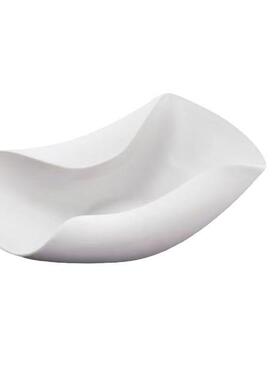 现代简样板房客厅创贝意壳色花器摆件白SY果盘干花极插花软装工艺