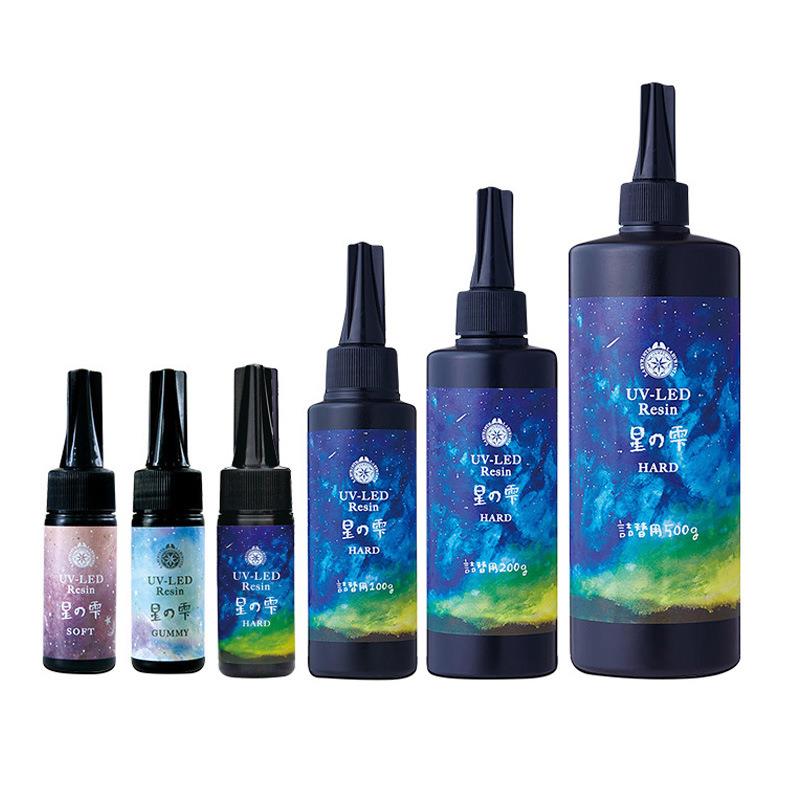 日UYA本padico星の雫VLvED滴胶进口u脂胶DIY柏蒂格透明U模树具