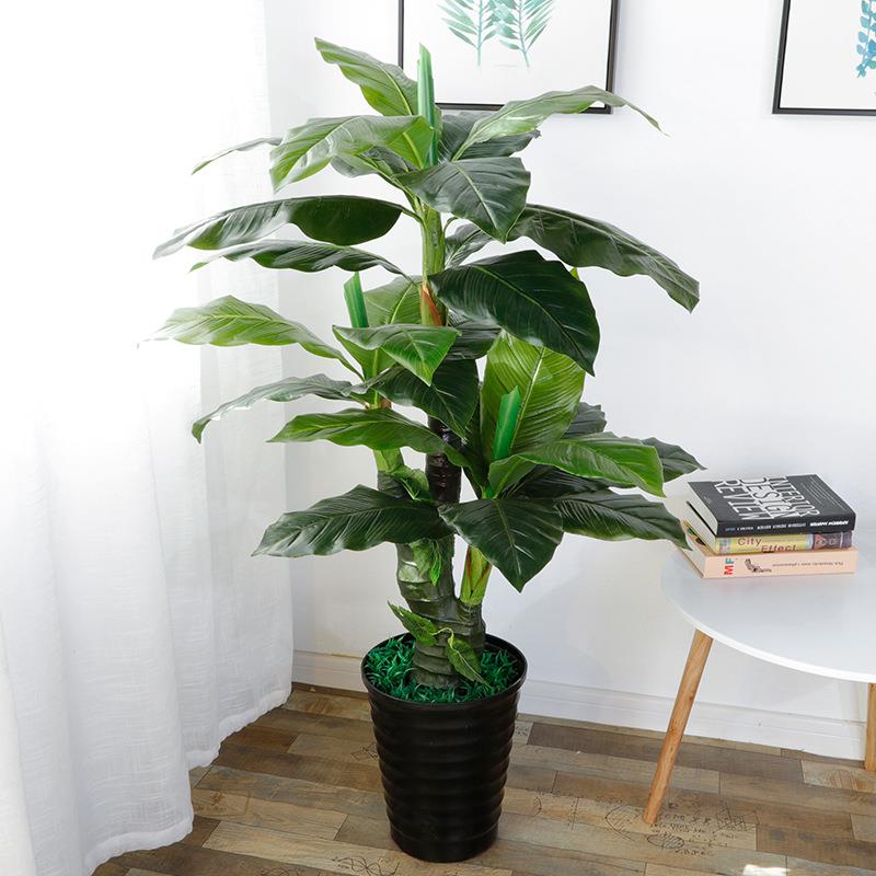 芭蕉树仿真植物大型绿植假盆栽室内装饰假花客厅假树落地仿真树仿