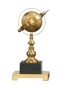 创家意金房属地球仪BJ-0058板摆件办公室老桌书桌面居摆设商务高