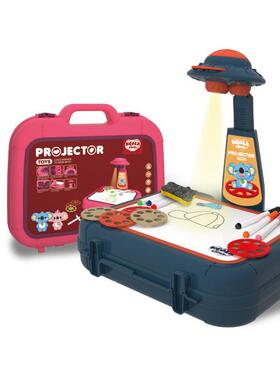 儿仪童投影画写字画画梦智幻投影宝宝多功能能学习板绘画桌999玩