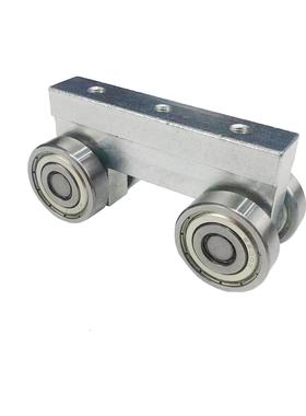 Unistrut滑轮型钢滑轮不锈钢U型钢滑轮移门衣柜门滑轮导轨推拉门