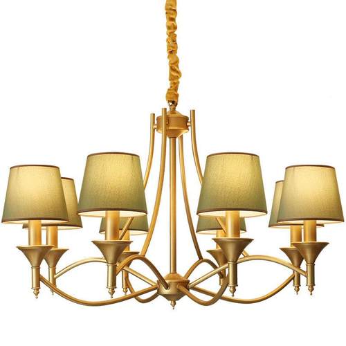 美式吊沐轩阁灯灯简约客厅灯灯设主计师大款气卧室餐厅田园乡村欧