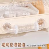 透明仓鼠笼子双层55cm基础笼金丝熊窝大码 通用 仓鼠笼景观别墅四季