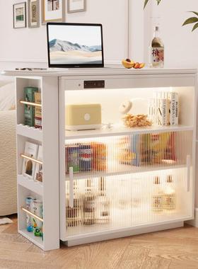 台桌家用实木客现代约隔断吧吧台一57277体厅小户型中岛台法式风