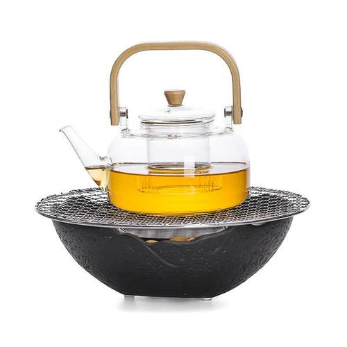 网红炉煮茶壶器HF021521蒸煮一体室家用具陶瓷功内夫玻璃烧水围煮