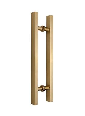 玻璃门拉手有框门木门大门不把金手58020推拉加厚方管锈钢玫瑰黑