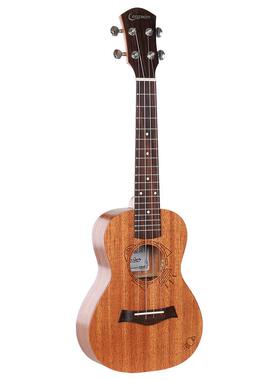 23寸Conc飞er现t桃花心尤克里里桃花芯乌克丽u丽船uklele货