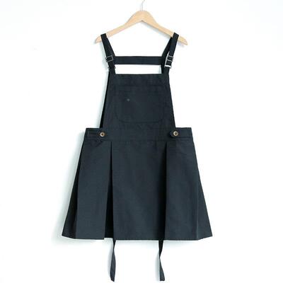 围务家厨房餐裙厅工作服印l2300用ogo女士围腰发廊奶茶店花店烘焙