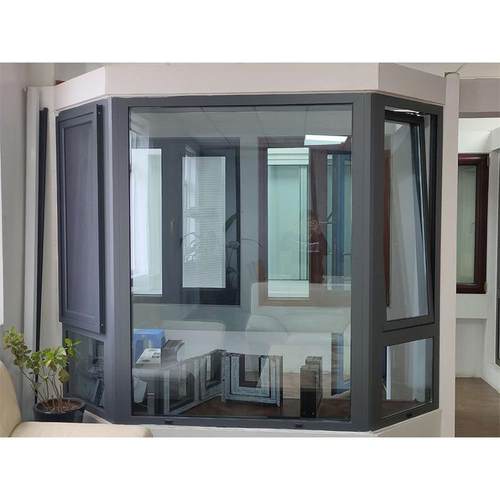 上海直销断桥铝门窗封阳台平开窗卧室铝合金中空钢化玻璃隔音窗