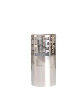 新金属银镂空花器样板房色电视柜卧室11111书房茶式几客厅摆件中