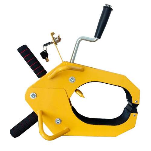 车钳式轮锁加QS01防撬胎锁中轮小厚汽货车防盗夹子锁车器厂家现货