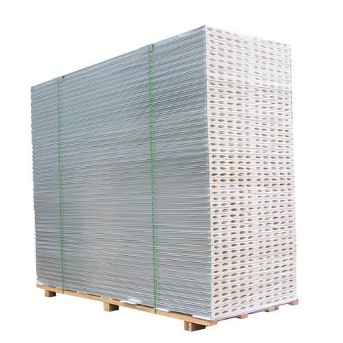 机制岩棉板彩钢板无尘车间岩夹芯板隔芯墙顶防火板材吊硫氧棉镁