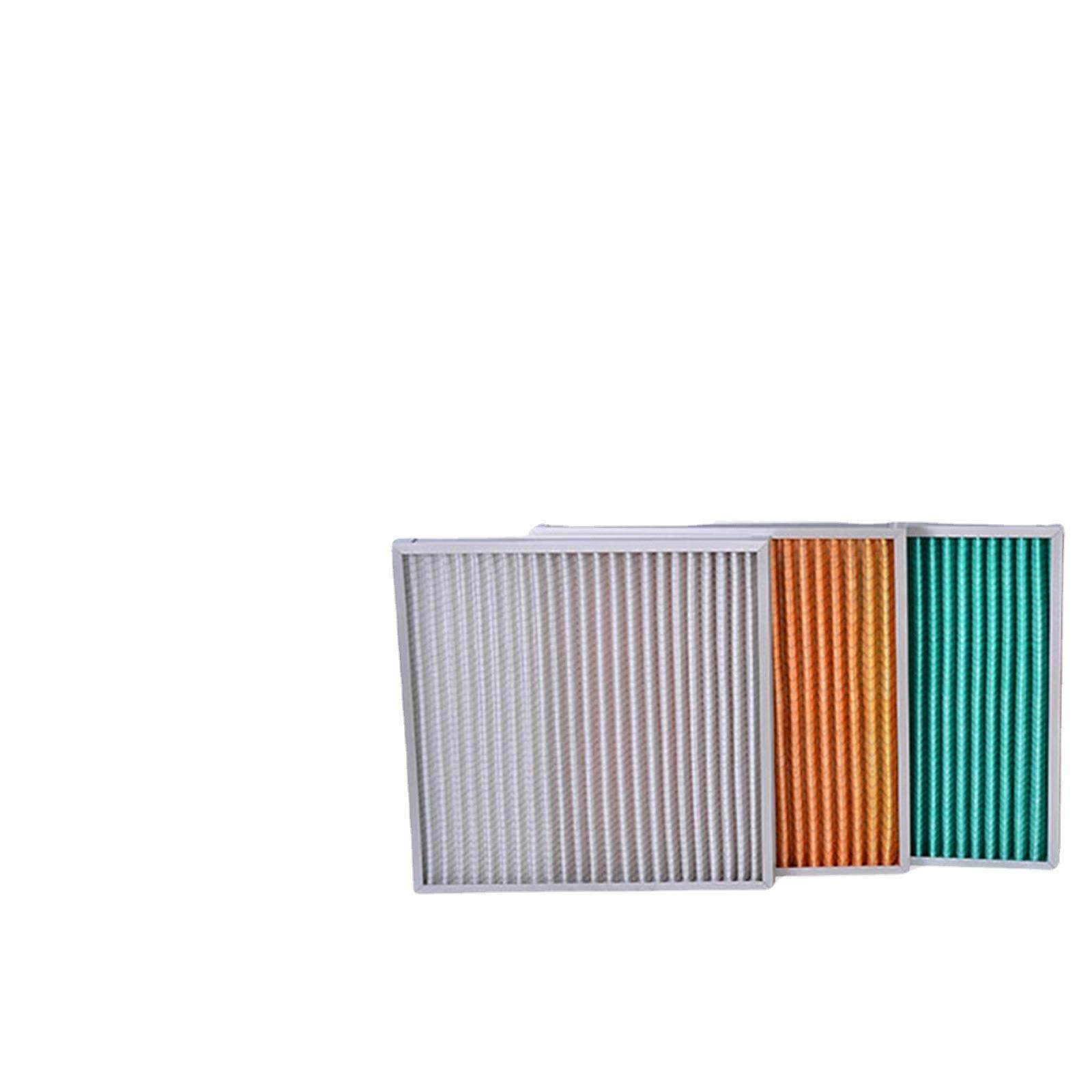 厂家直销G4护网空气滤网过滤器空调通风无纺布折叠板式初效过滤