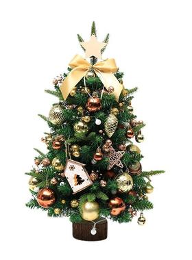 圣诞树45/60cm圣诞节装饰品桌面摆件商场前台装饰节桌面摆件