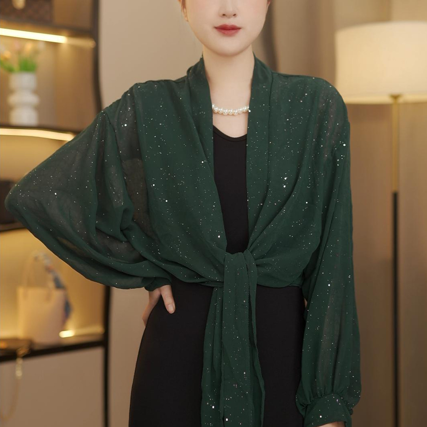 夏季薄款防晒披肩女外搭2