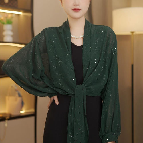 夏季薄款防晒披肩女外搭2