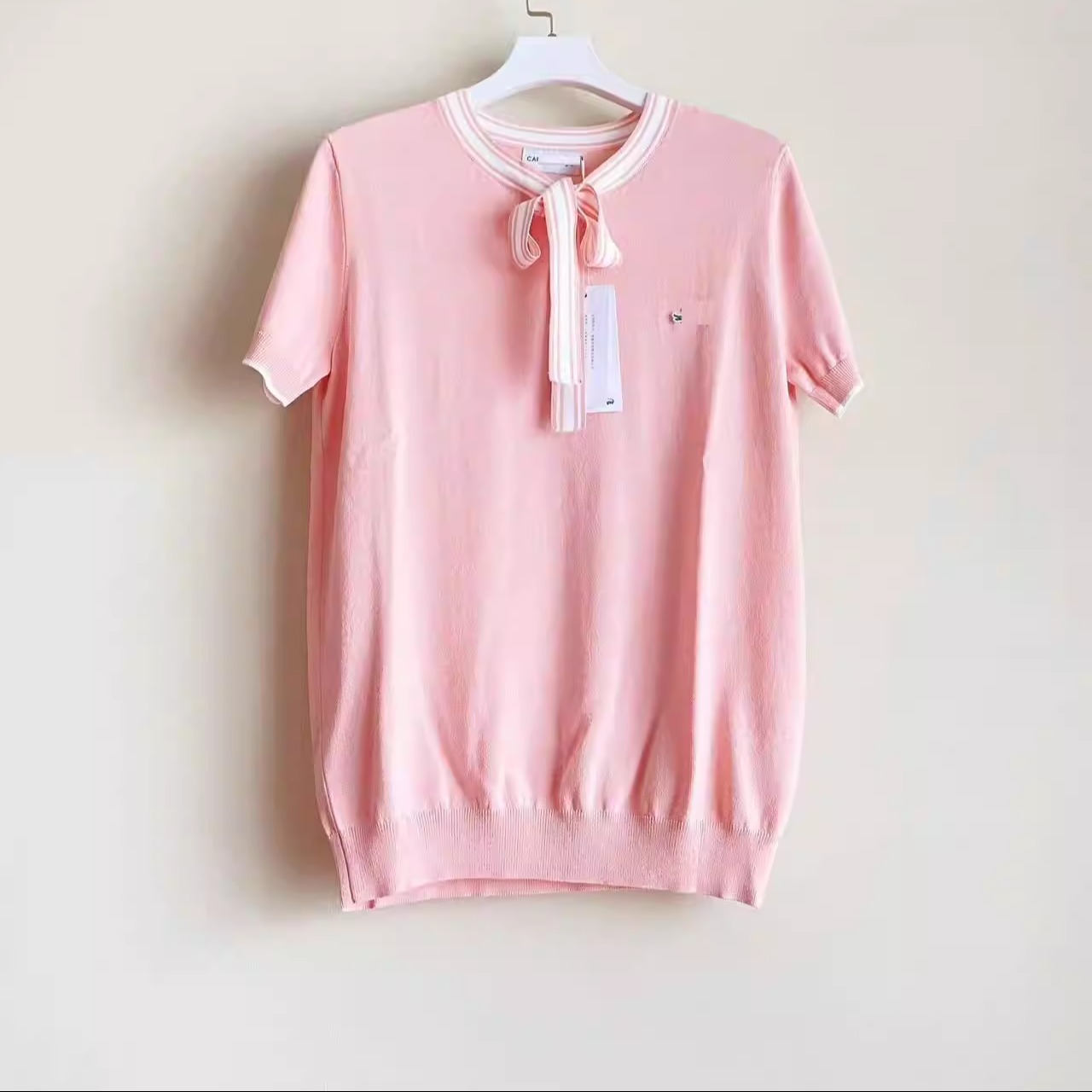 外贸原单短袖针织女衫夏秋新款