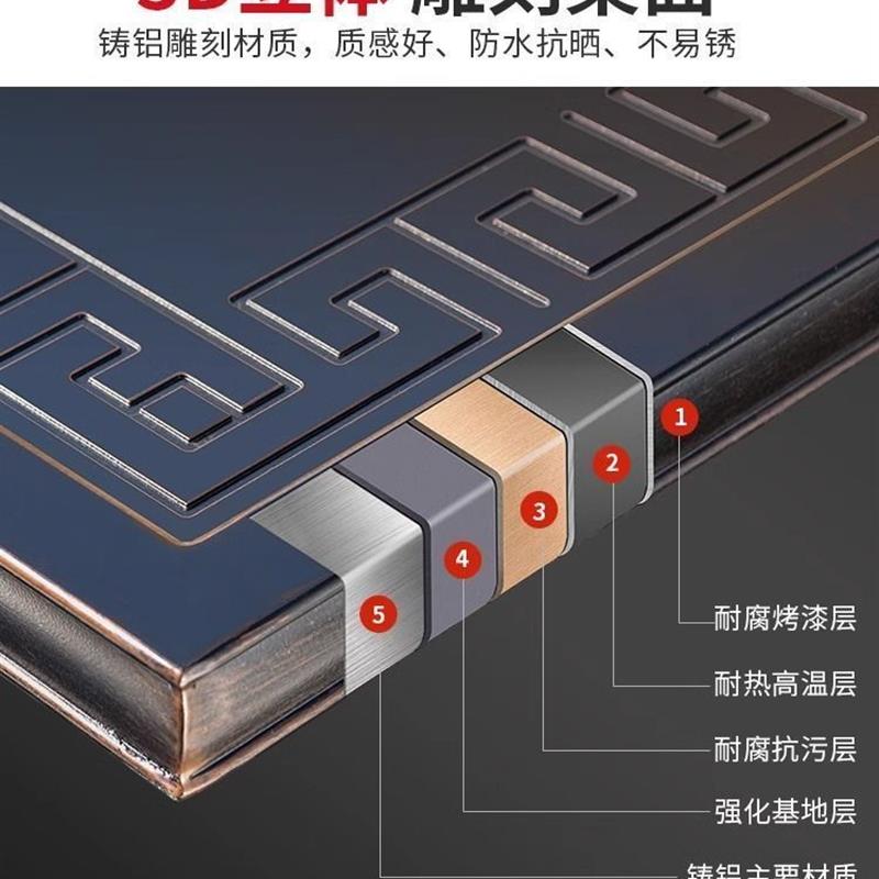 户外桌椅庭院烧烤桌椅花园休闲桌椅无烟电烤炭烤两用室外桌椅