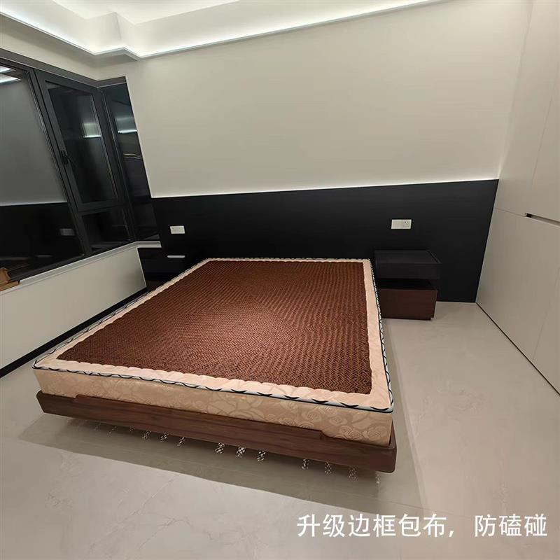 老式棕绷床垫纯手工无胶山棕垫棕榈床垫护脊腰偏硬绷子床木架1米8