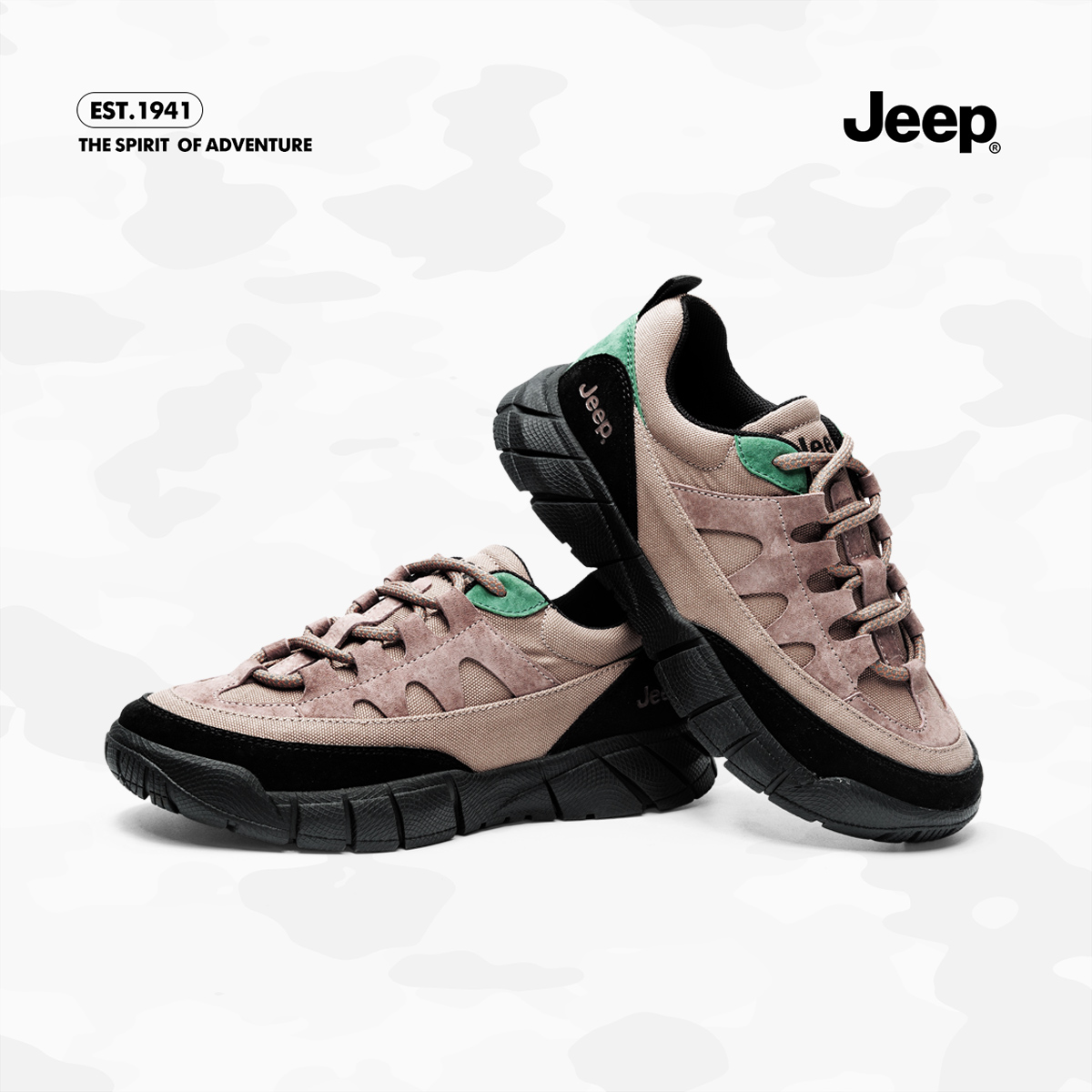jeep户外登山鞋女运动徒步女鞋