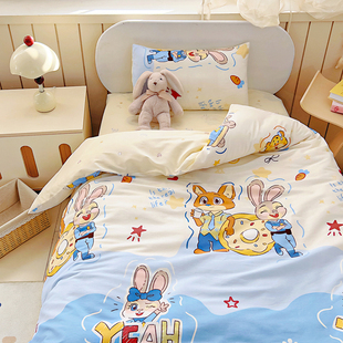 全棉幼儿园被子三件套纯棉宝宝入园专用床品儿童午睡垫被褥六件套