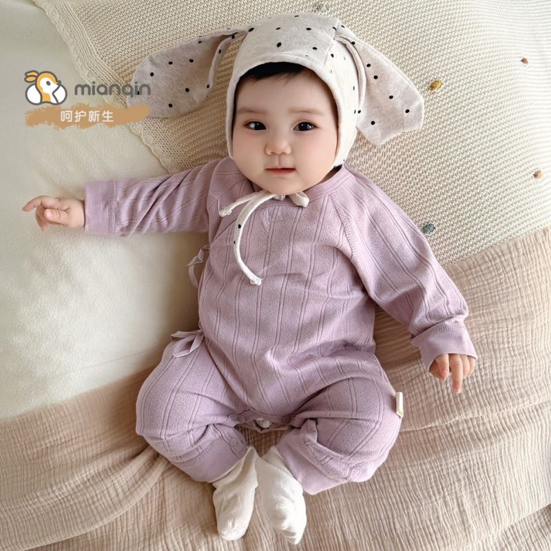 婴儿衣服春秋宝宝护肚新生儿蝴蝶衣纯棉月子服长袖哈衣爬服四季款,童装/婴儿装/亲子装,连身衣/爬服/哈衣,淘宝优惠券,粉丝福利购,淘宝优惠卷