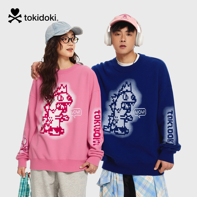tokidoki/淘奇多奇tokidoki潮牌圆领趣味感毛衣男女同款情侣上衣