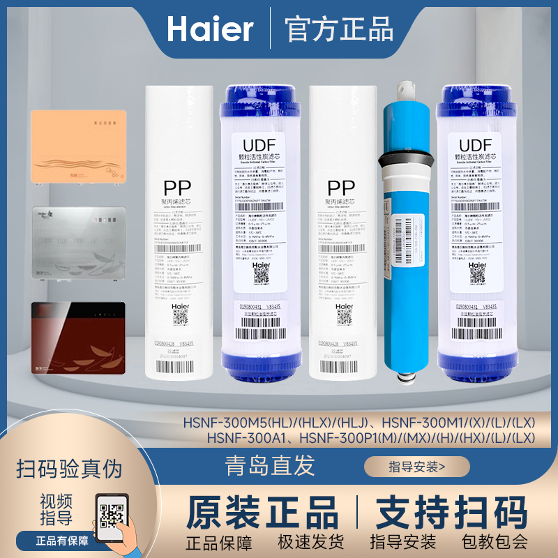 海尔施特劳斯净水器滤芯HSNF-300M5HL(J)/M1/P1/P8/P2N原装滤芯