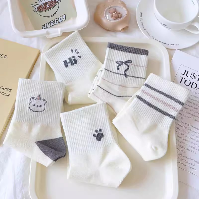 【情侣款】抗菌不起球纯棉袜子