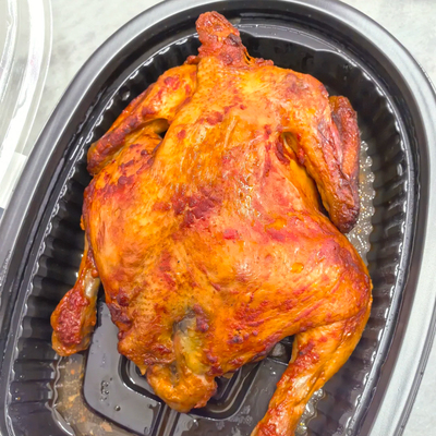 奥尔良烤鸡农家全鸡腌制空气炸锅食材懒人速食加热即食冷冻半成品