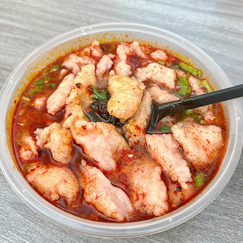 瘦肉丸夜宵小吃手工猪肉羹